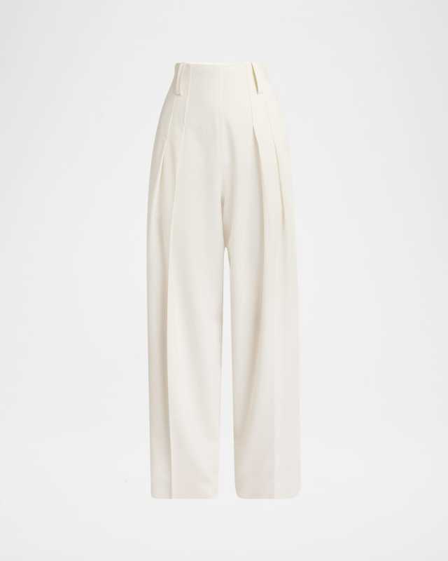 High Waist Cinched Trousers